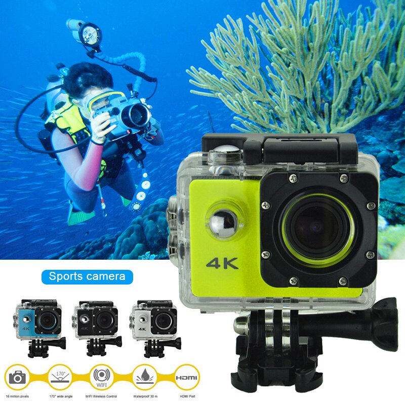 Sports Action Video Camera 4K Waterproof Wide View Angle Bike Outdoor Cameras VH99