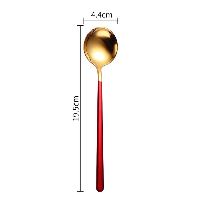 Thee / koffie lepels (6) - .800 zilver - Italië - 21e eeuw