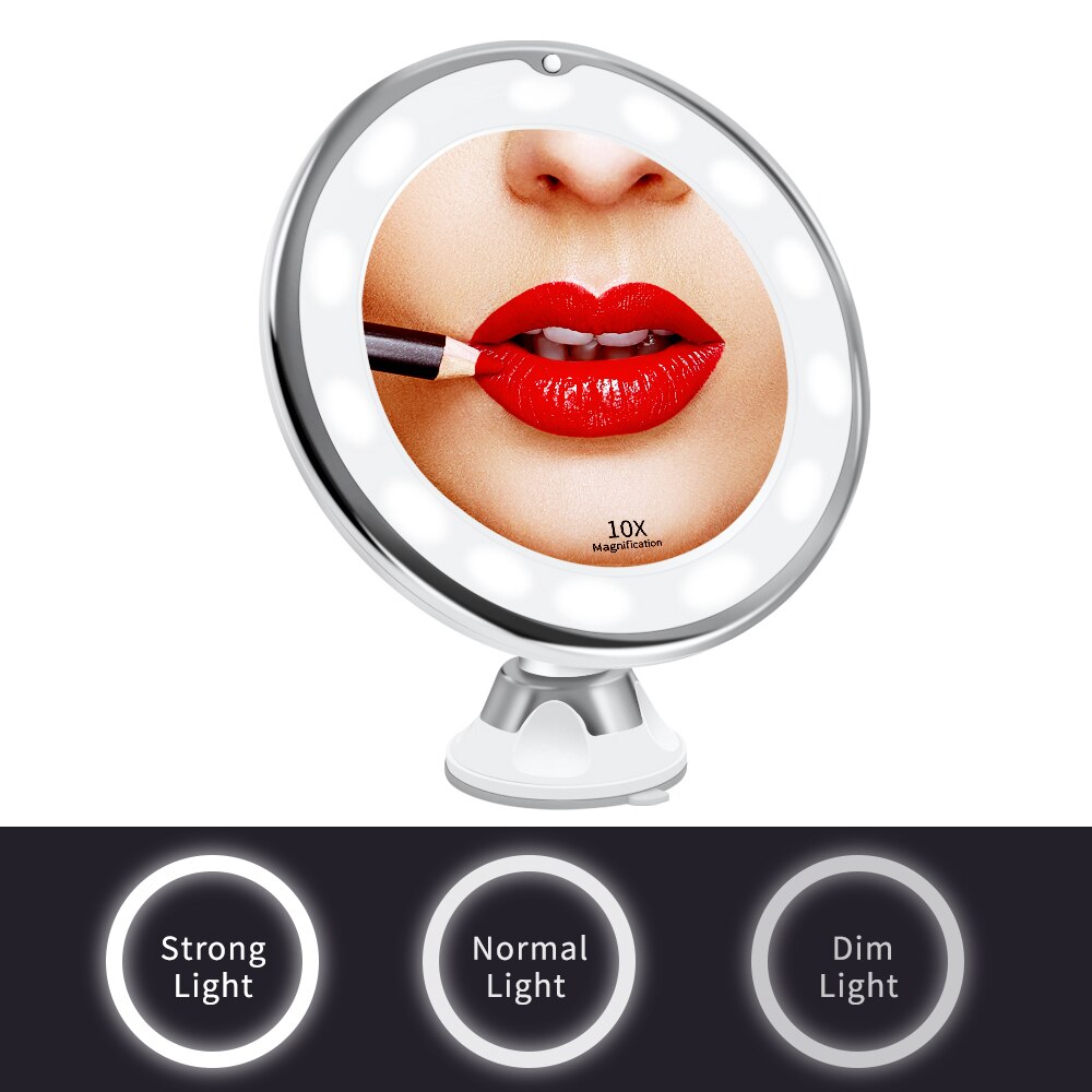 makeup spiegel led verlichting make up spiegel met licht make up mirror light make up spiegel met led verlichting makeup spiegel vergrotend vergroot spiegel led makeup mirror vergrootspiegel make up spiegel met licht: 10X Three light 01