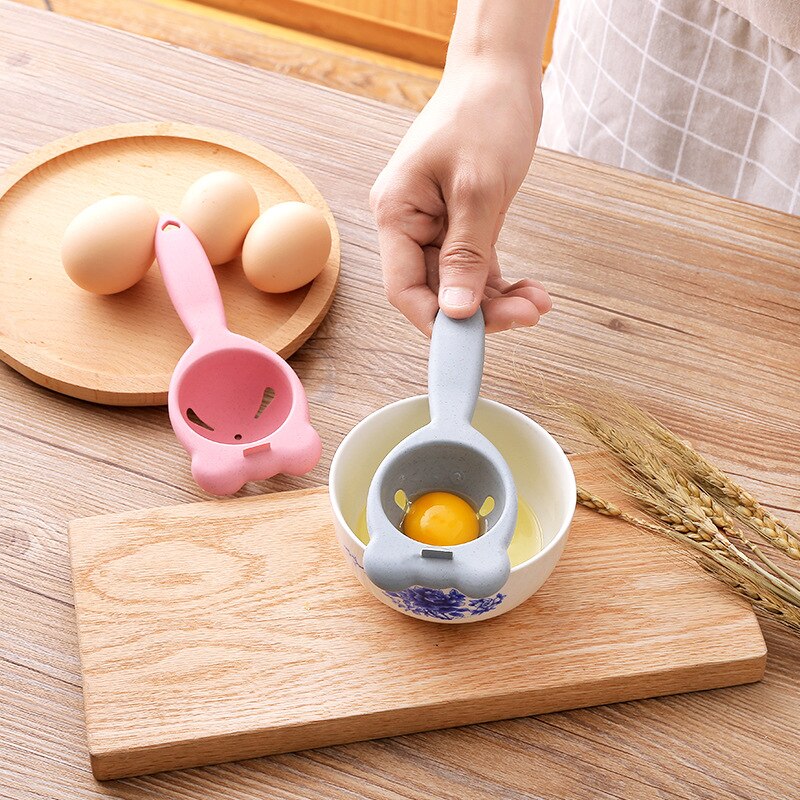 Separador de clara de huevo de plástico para el hogar, separador de filtro de yema de huevo, utensilios de repostería para cocina, accesorios de cocina al por mayor