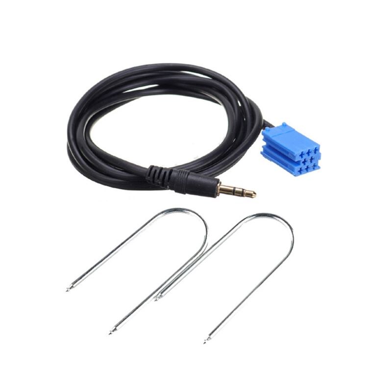 Car Stereo Aux input Vehicle Lead Cable Adaptor 3.5MM Player With Two Radio Keys For Fiat