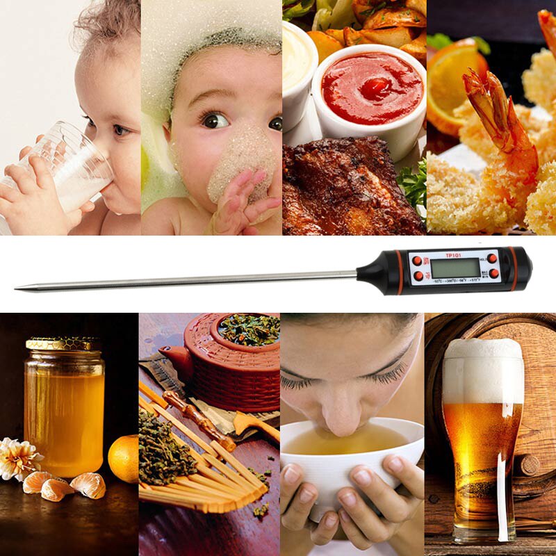 Digital Probe Food Thermometer Pen Style Kitchen BBQ Dining Tools Temperature Household Thermometers Cooking Termometer PW