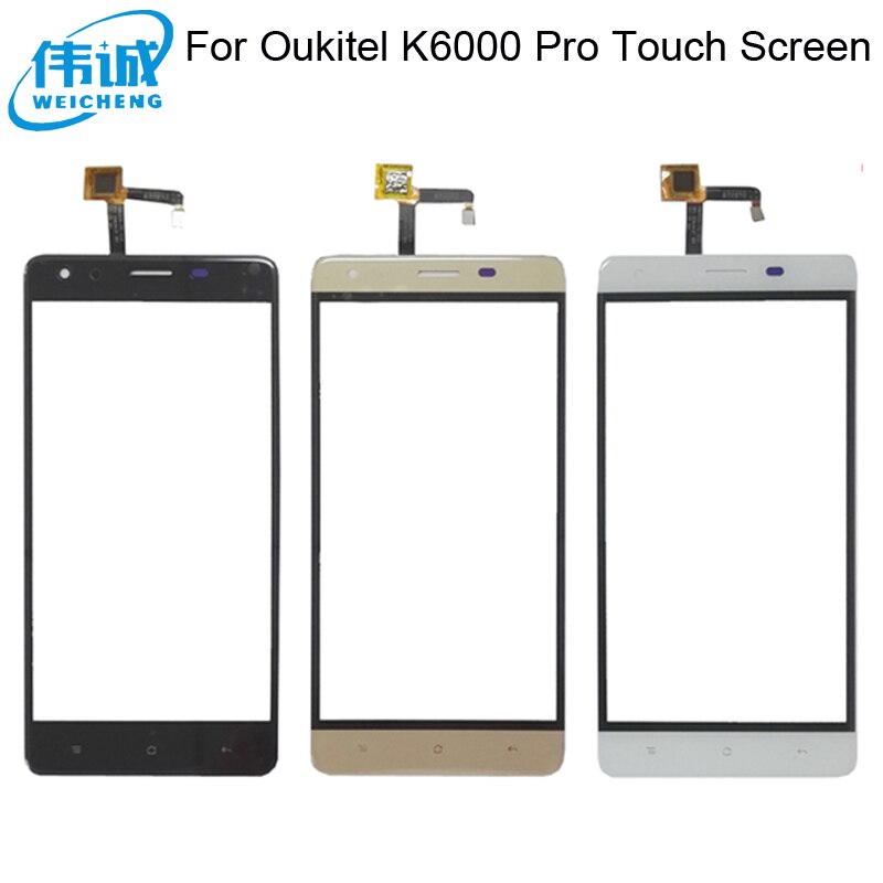 For Oukitel K6000Pro Digitizer Touch Screen 100% Guarantee Original Glass Panel Touch Screen Digitizer Sensor For K6000 Pro