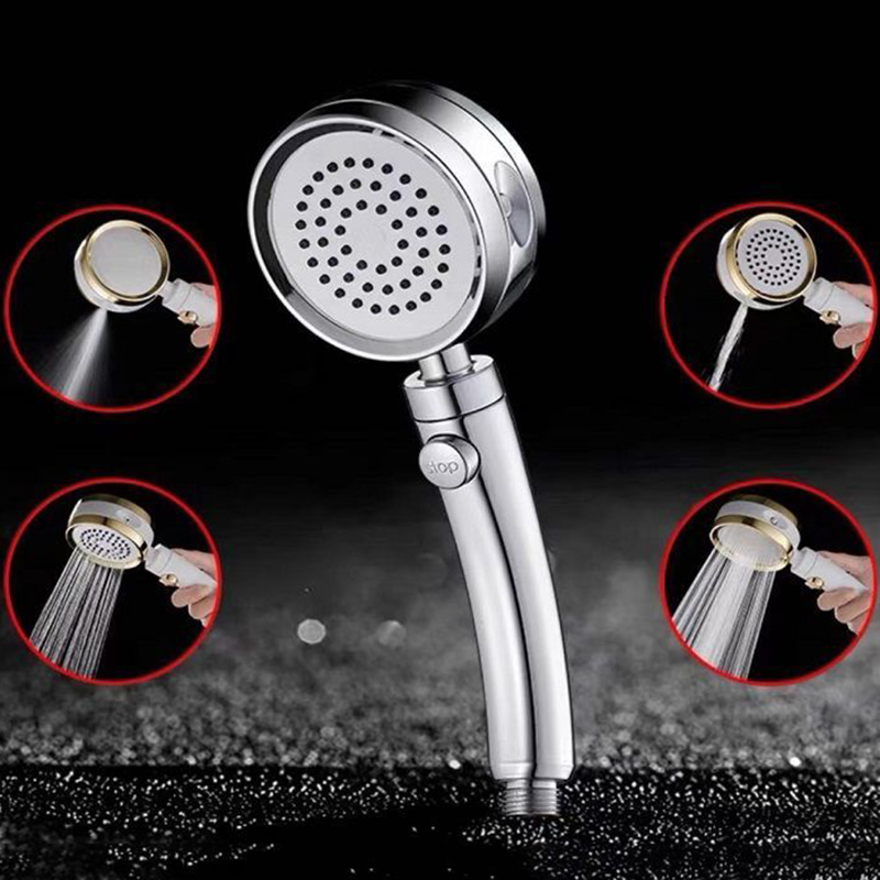 Soffione doccia portatile ad alta pressione 5 funzioni doccia regolabile con interruttore di pausa in poi/spento filtro rimovibile