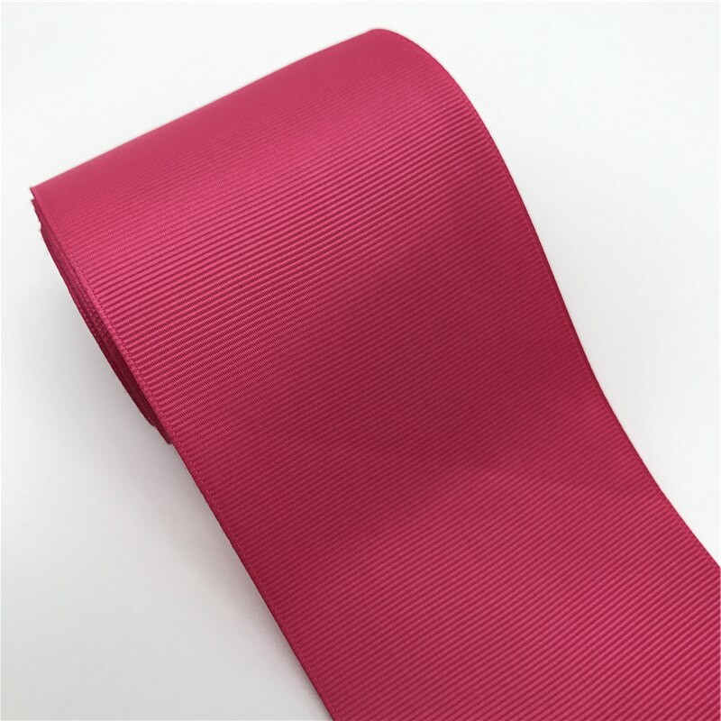 5Yards 3" 75mm Grosgrain Ribbon Bow Hair Party Wedding Christmas Decoration DIY Wrapping: Rose