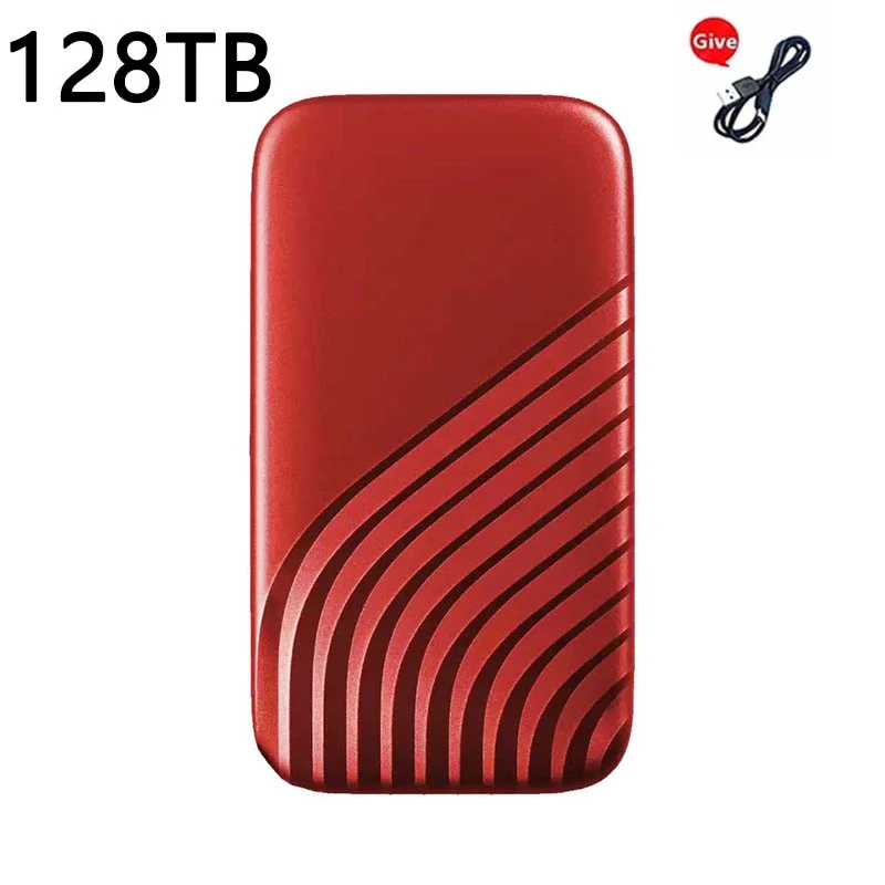 Lenovo 128TB High Speed SSD External Hard Drive USB3.1 Type-C Portable Storage for Laptop/PC 2TB 4TB 8TB Flash Drive