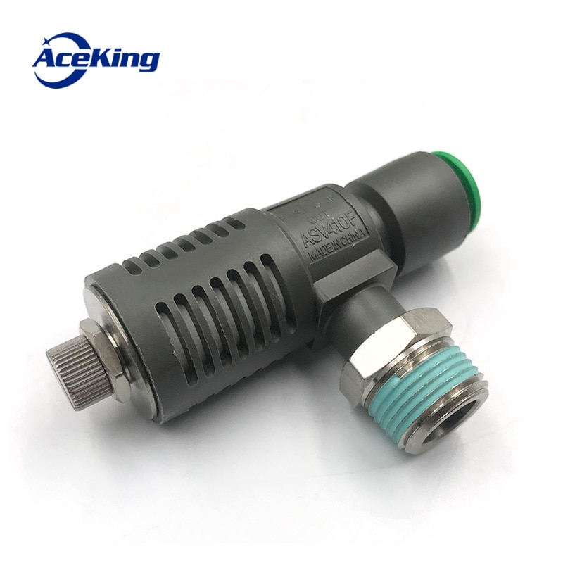 Pneumatic quick plug asv310f-01-06s quick exhaust throttle asv410f-02-08s/asv510f-03-10s muffled speed fast exhaust