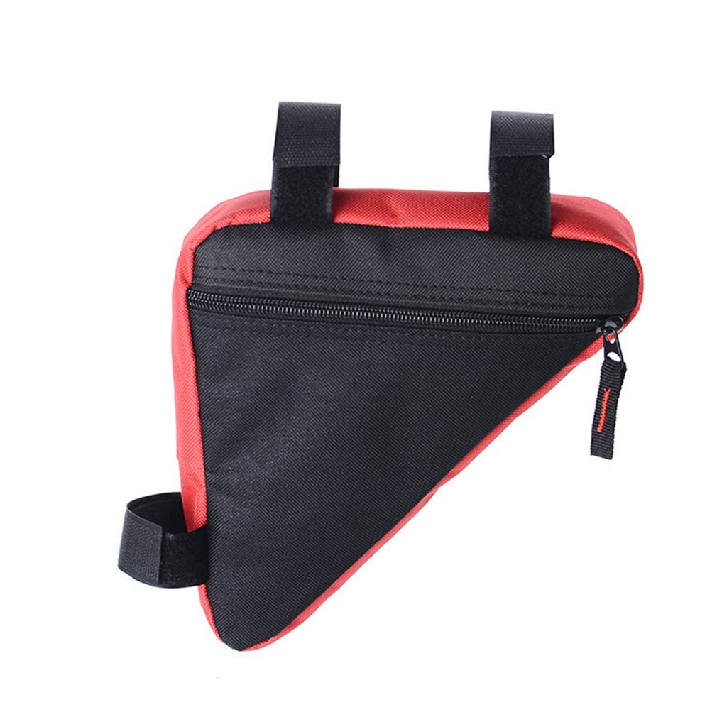 Fiets Beam Driehoek Opbergtas Fiets Accessoires Voor Tube Frame Waterdichte Tas Frame Zadeltas Voor Mountainbike: red