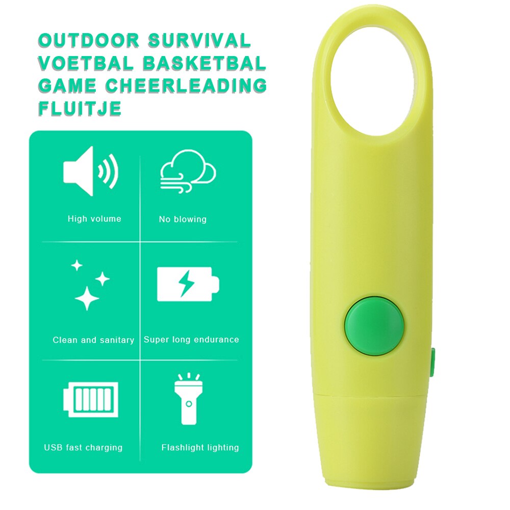 Sifflet électronique pour arpenteur électrique pratique, pour survie en plein air, jeu de basket-ball, pom-pom girl