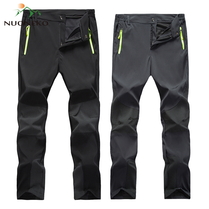 NUONEKO Men Women Autumn Quick Dry Pants Breathable Pants Hiking Camping Climbing Cycling Trekking Tourism Trousers PNT45
