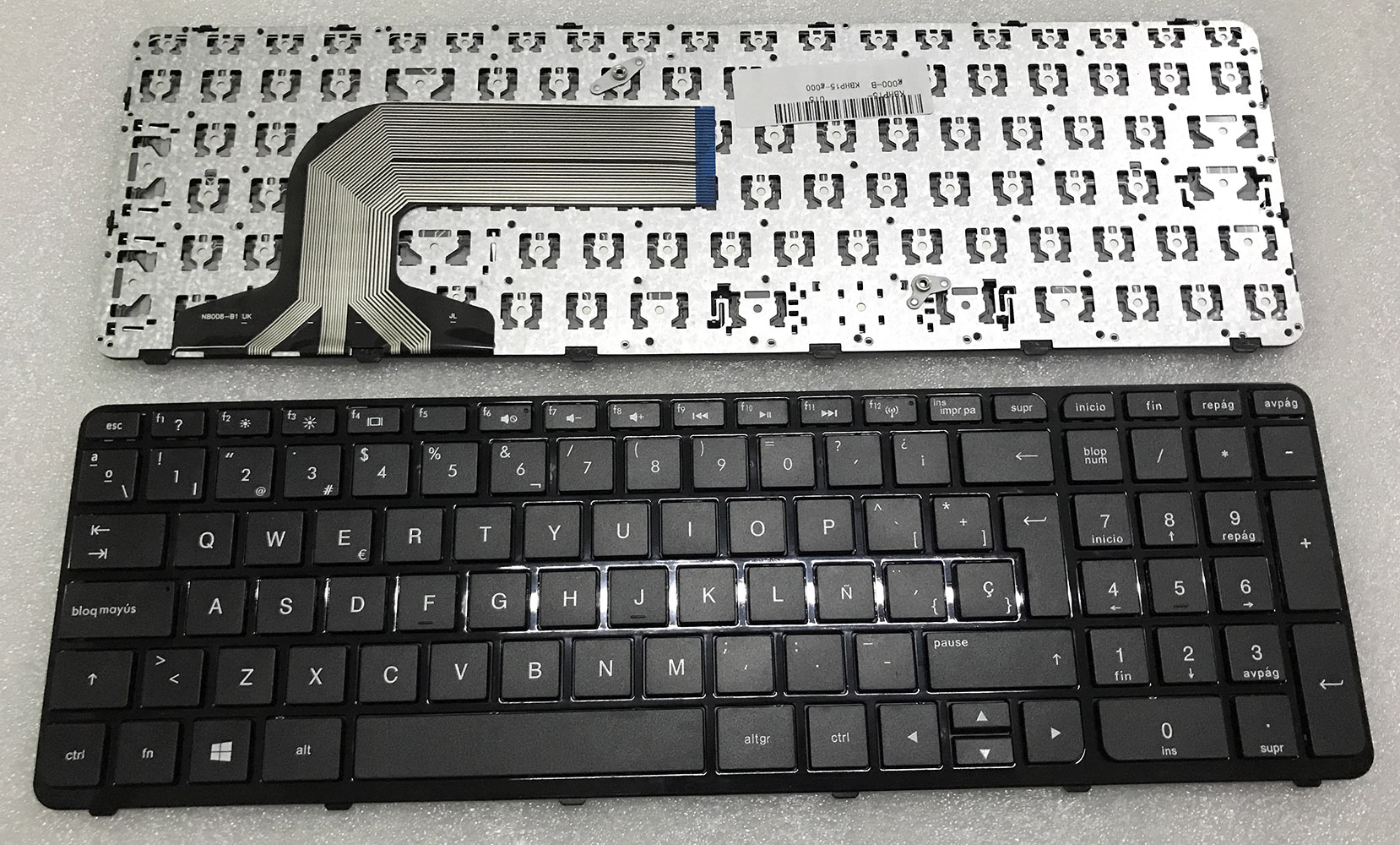 SP/FR/UK/AR keyboard for HP pavilion 15T 15Z 15-F 15-G 15-N 15-H 15-R 15-S 15-D RT3290 CQ15-A 15-E 15-N000 TPN-Q130 250 G3 C117: black