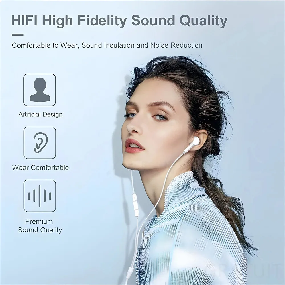 Originale hovedtelefoner til apple iphone 14 kablede bluetooth-øretelefoner 13 12 11 pro max  xr 7 8 6 6s plus 3.5mm in-ear stereo-ørepropper