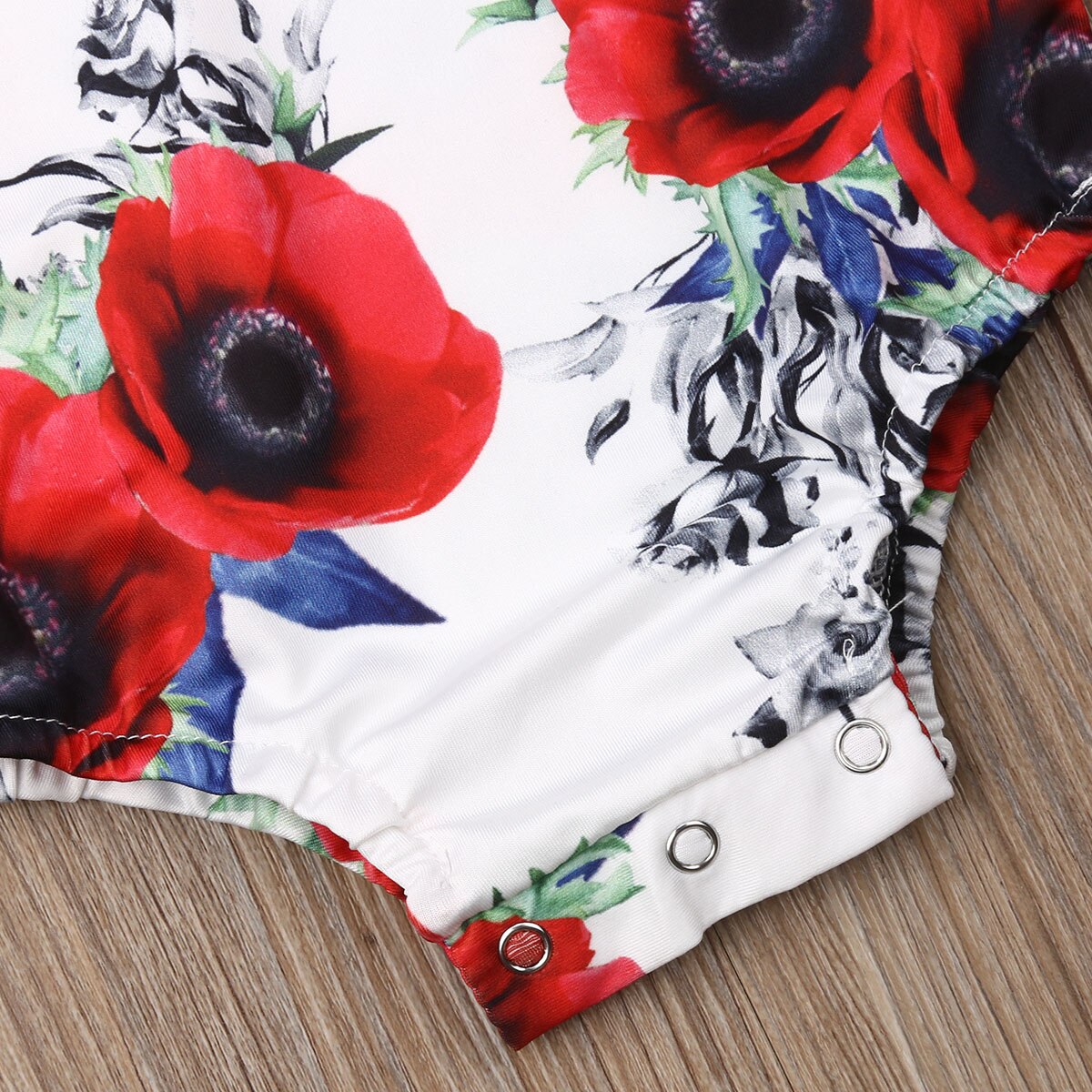 2019 Primavera Outono Bebê Roupas 0-24M Infantil Bebê Menina Miúdo Flor de Manga Longa Bodysuit Macacão Floral Tops + Polainas Sock