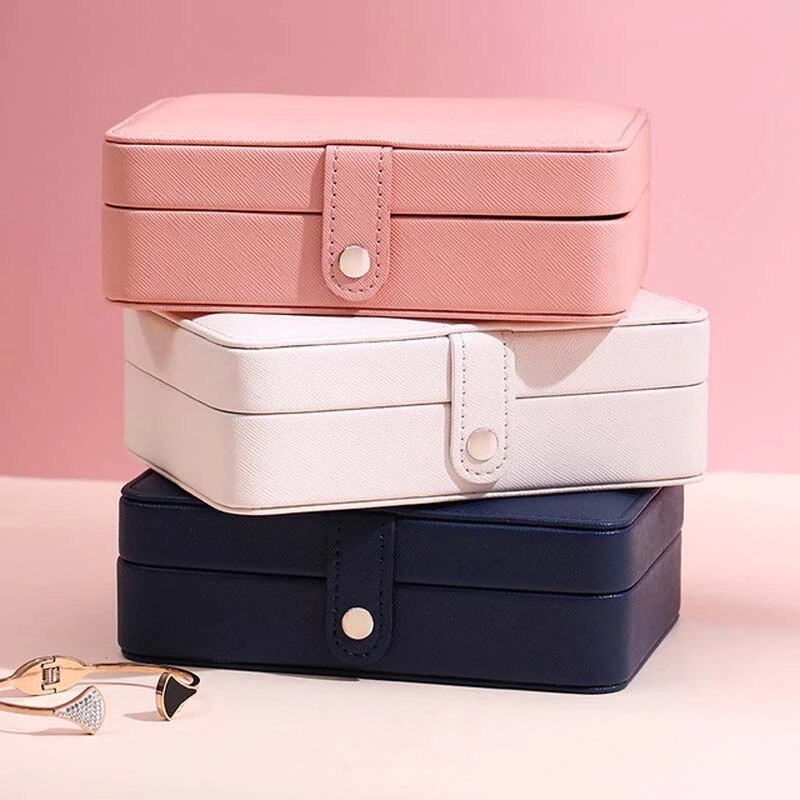 Organisateur de bijoux boîte à bijoux à glissière bijoux cercueil Portable maquillage stockage multi-couche maquillage organisateur beauté voyage boîte