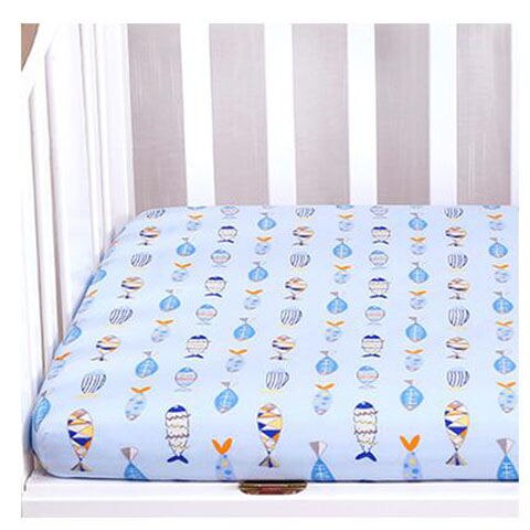 1 stykke madrasovertræk til baby seng bomuld nyfødt monteret ark børneseng madras beskytter sengetøj krybbe ark bomuld baby element: Haoduoyu