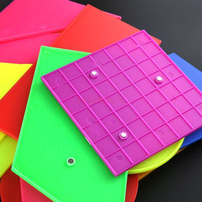 Matematiikan opetusvälineet magneettinen kolmio pyöreä neliö puolisuunnikkaan suorakaiteen muotoinen geometrinen graafinen opettajan opetus