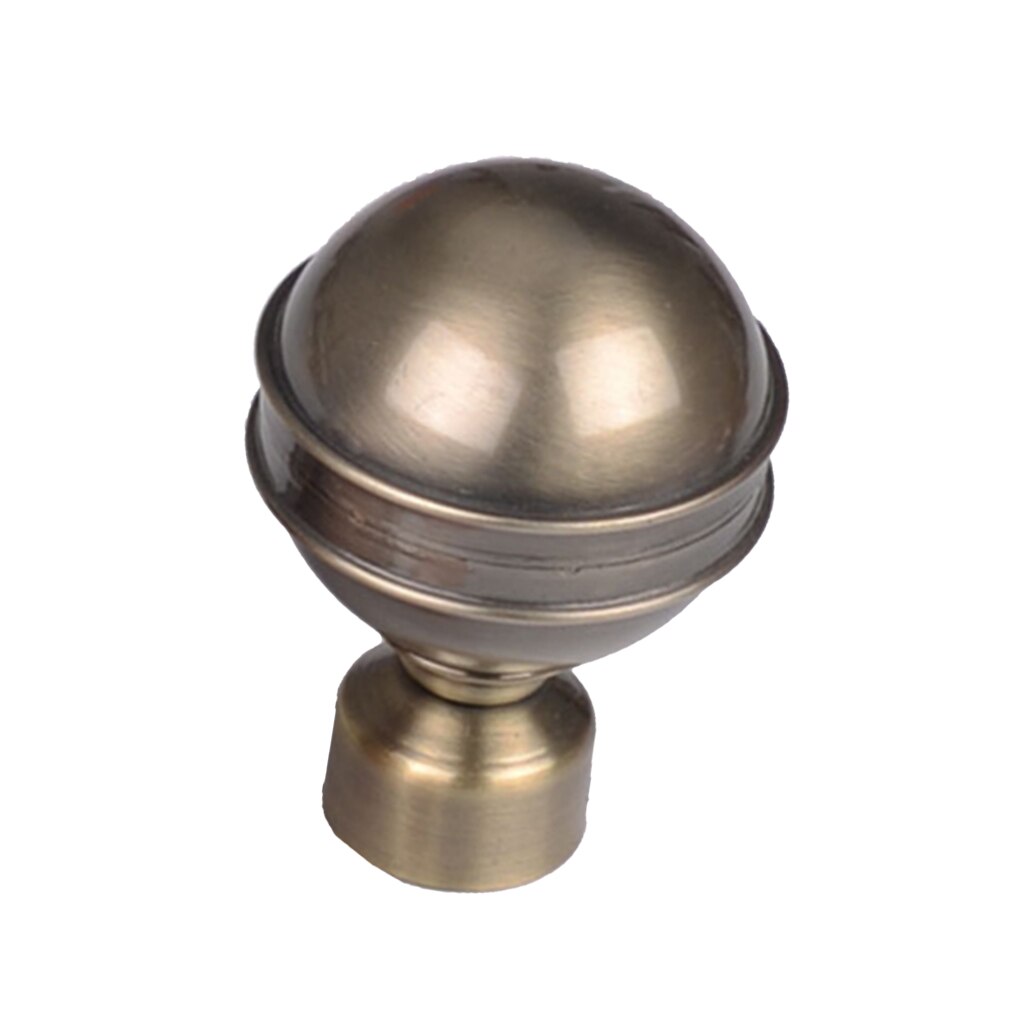 1 stück retro Fenster Vorhänge Vorhang Pol Stange Kreuzblumen Enden Köpfe 28mm, 14 Arten Verfügbar: E Stil Bronze-