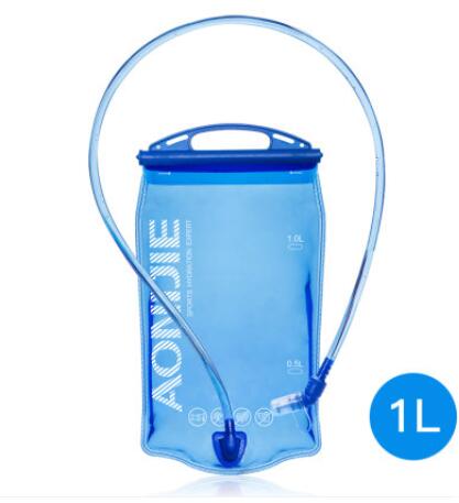 Aonijie 1.5l/2l/3l utomhus cykling löpning hopfällbar tpu vattenväska sport hydrering blåsa för camping vandring klättring: 1l