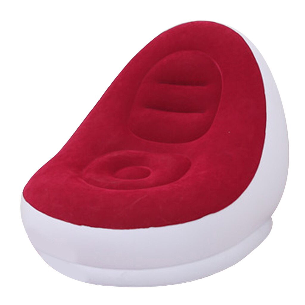 Luft oppustelig loungestol gulvklappelig gaming sofa stol lounger folde justerbar sovesofa sofa hvilestol