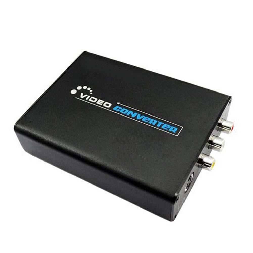 Conversor de vídeo CVBS HDMI compuesto HDMI a AV/S terminal Video convertidor CVBS con Adaptador convertidor A273