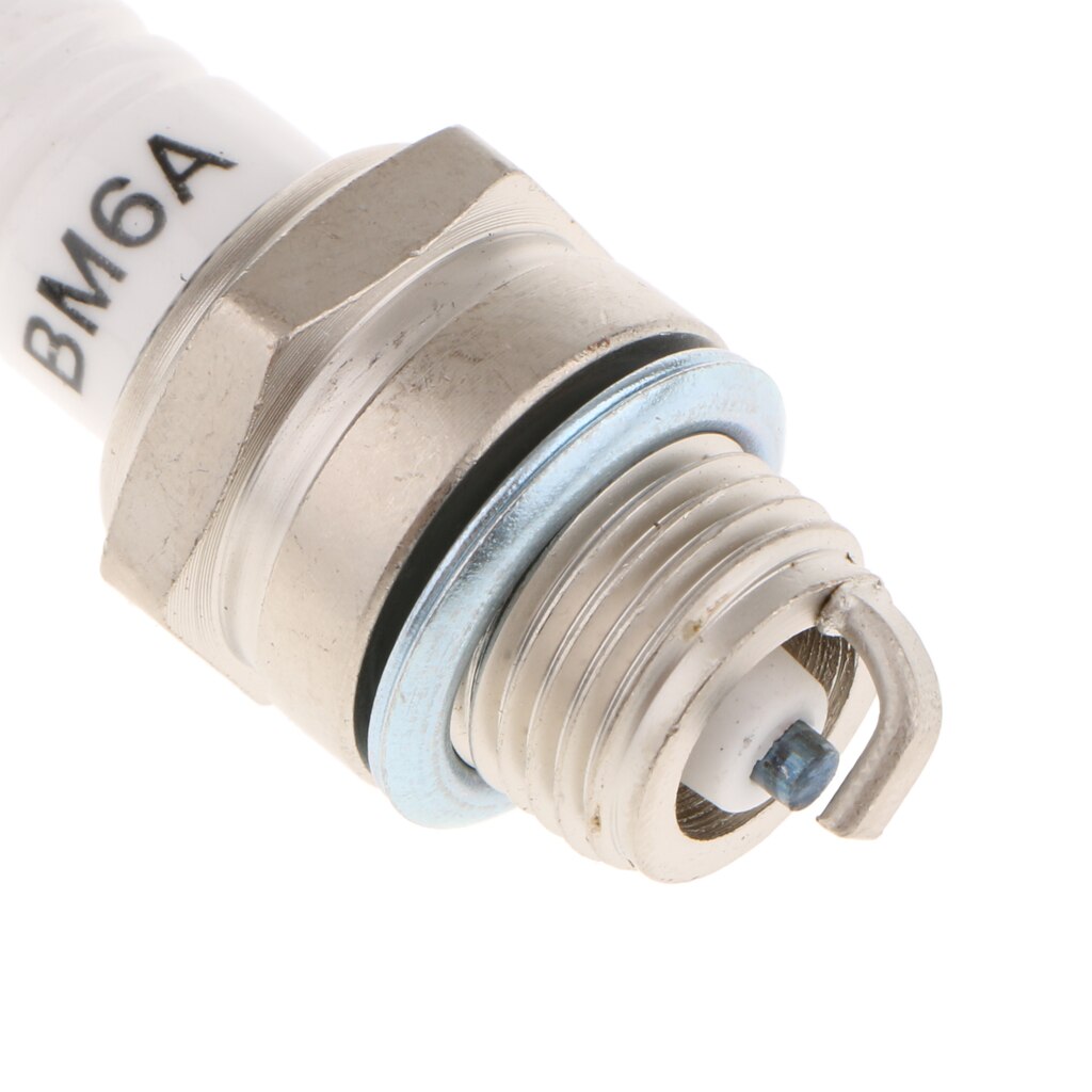 Bujías universales BM6A para cortacésped, recortadores y motosierras, paquete de 2