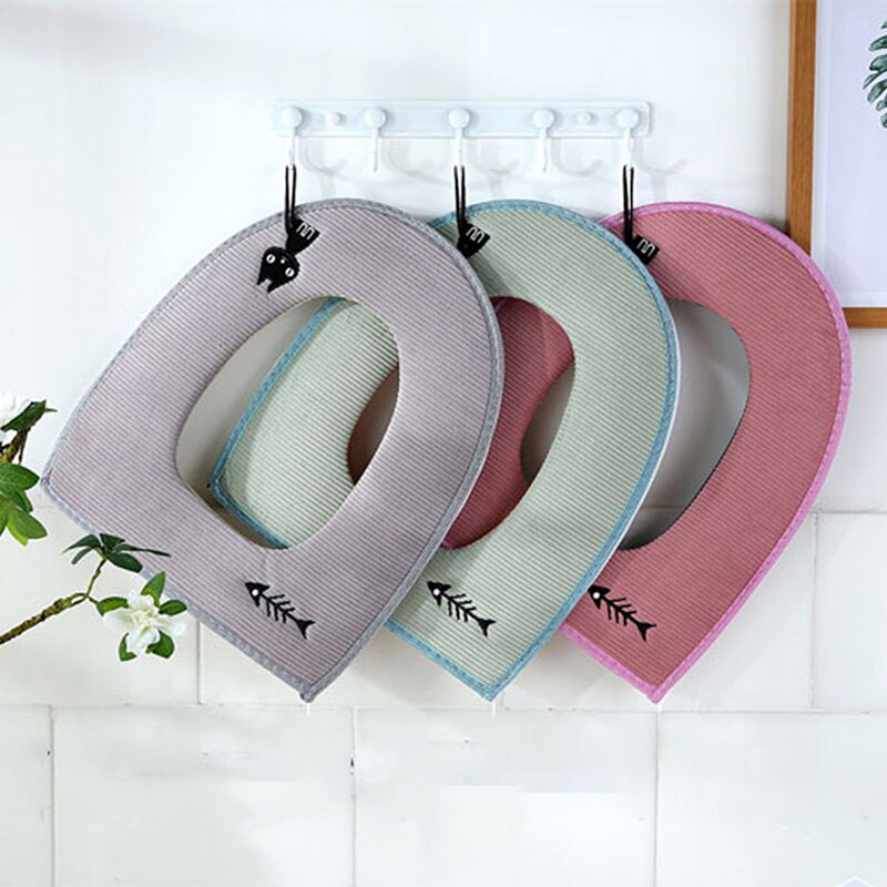 Conjunto de capa para assento de vaso sanitário, 4 cores, macias, decoração para casa, vaso sanitário, caixa de assento, tampa do vaso sanitário