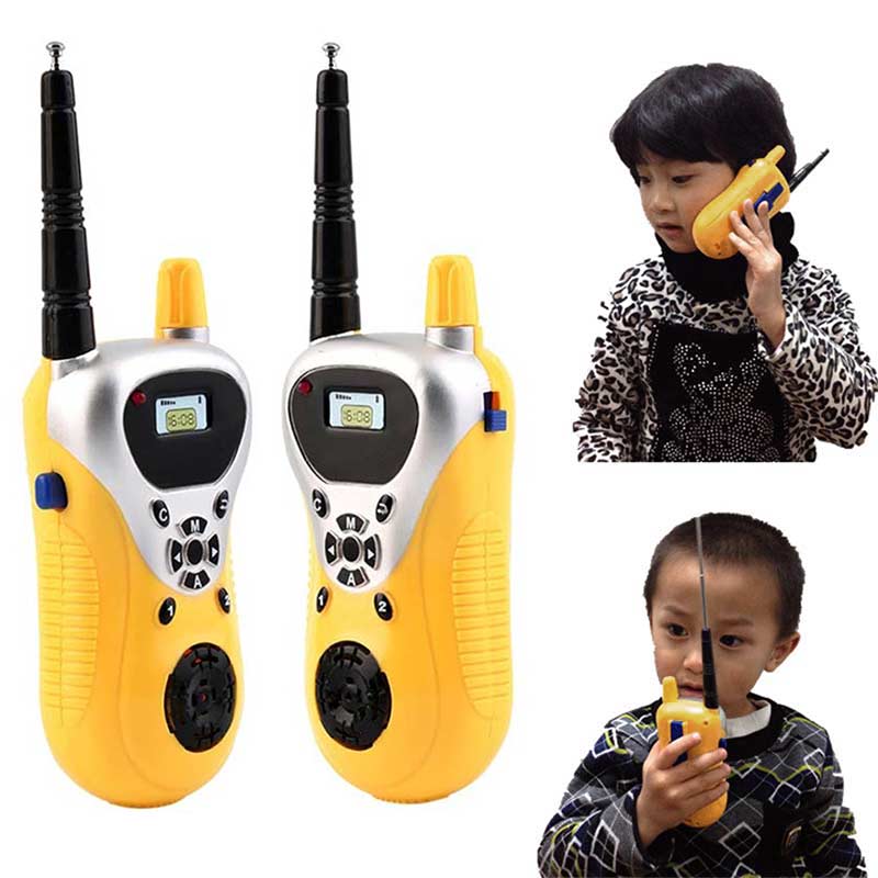 2 stk intercom elektronisk walkie talkie børn børn mini legetøj bærbar tovejs radio 72 m09
