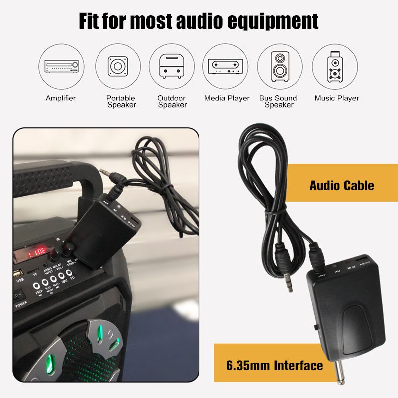 Dubbla headset uhf trådlöst mikrofonsystem huvudmonterad mikrofonmottagare sändare för mikrofon tallära
