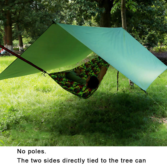 Namiot podłogowy wzmocniony wielofunkcyjny namiot plandekowy śchłopak kempingowy piknik na plaży wodoodporna plandeka Zatoka bawić się 3f Ul