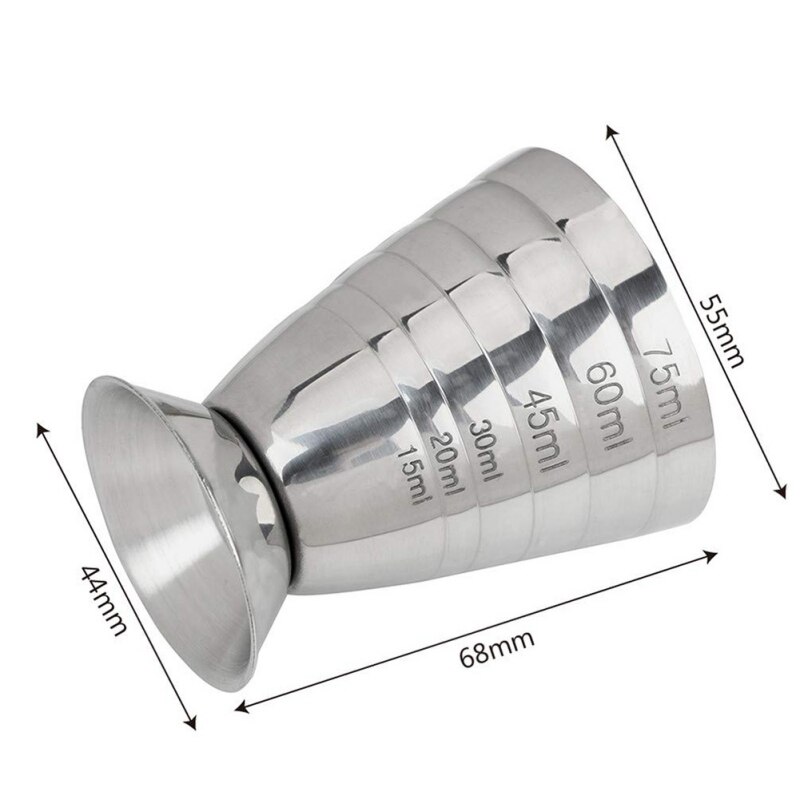 Measuring Shot Cup Ounce Jigger Bar Cocktail Drink Mixer Liquor Measuring Cup Mojito Measurer Milk Bartending Measuring Cup