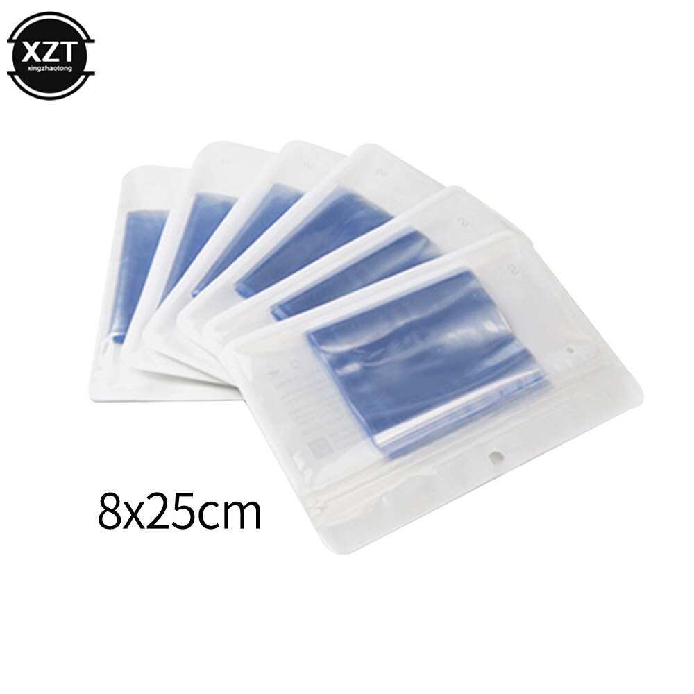 10Pcs Clear Krimpfolie Zak Tv Afstandsbediening Case Protector Cover Airconditioning Afstandsbediening Beschermende Anti-Stof tas: 8X25CM