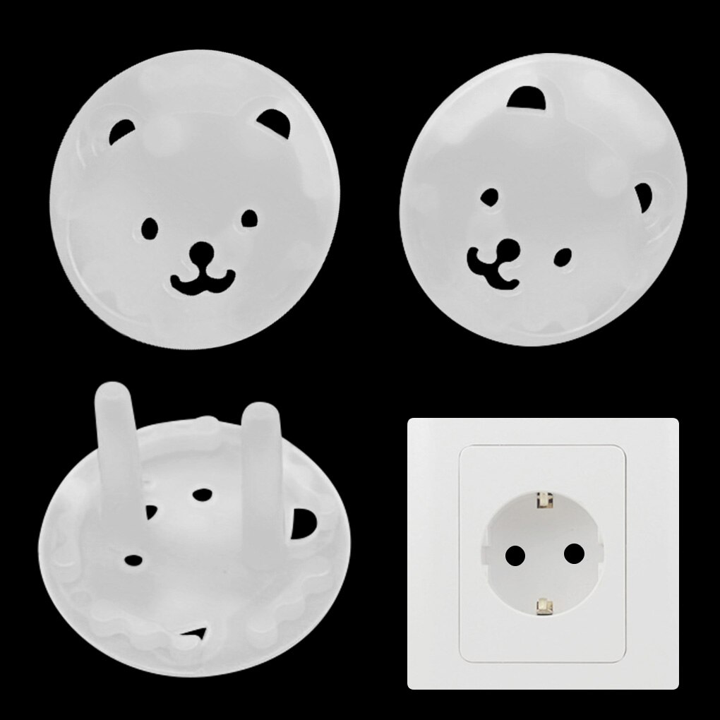 10 stuks stopcontactbeschermers voor baby's, elektrische veiligheidsbeschermer voor kinderen, anti-elektrische schok beschermer