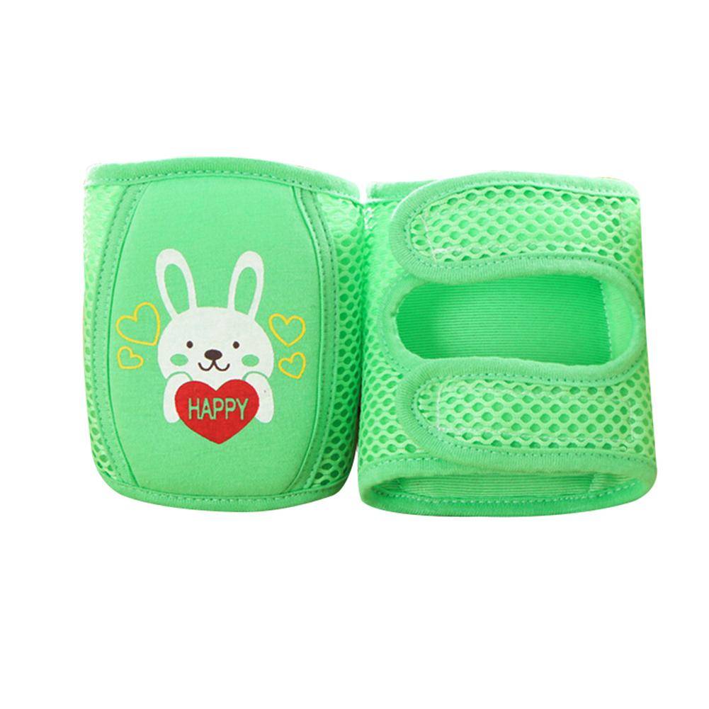 Baby Kneepad Kinderen Pads Pop Baby Protector Kruipen Pad Leren Lopen Pads Voor Kinderen Jongens Meisje: Green