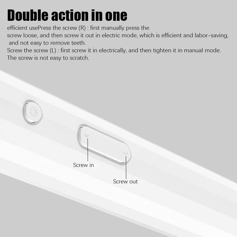 Electric Screwdriver,Automatic Magnetic Precision Power Screwdriver Repair Tool With LED Light For Phone,Watch,Laptop