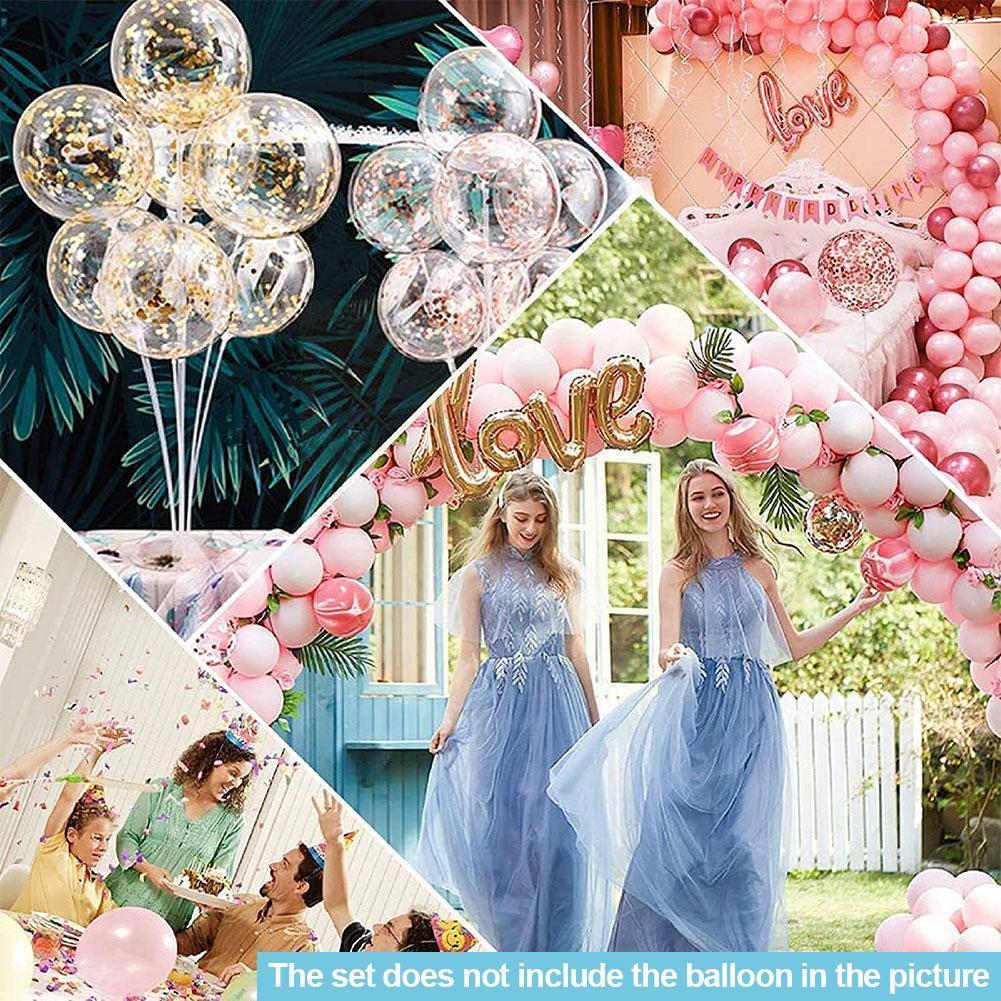 1 Set Balloon Stand Birthday Balloons Arch Stick Holder Decor Balloon Wedding Decorations Kids Ballon Birthday Party D0H3