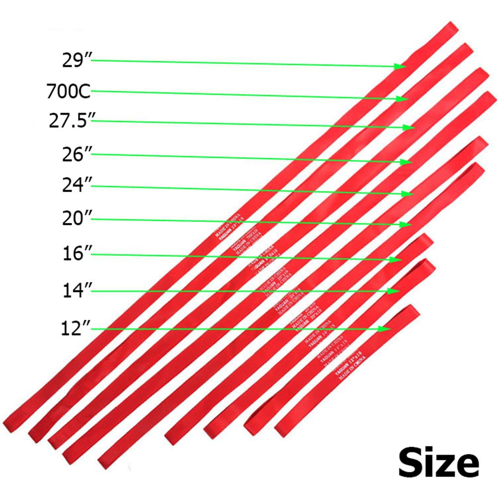 2PCS Bicycle Tire Liner Puncture Proof Belt Protection Pad For 12" 14" 16" 20" 24'' 26" 27.5" 29" 700C MTB Road Bike Repair Tool