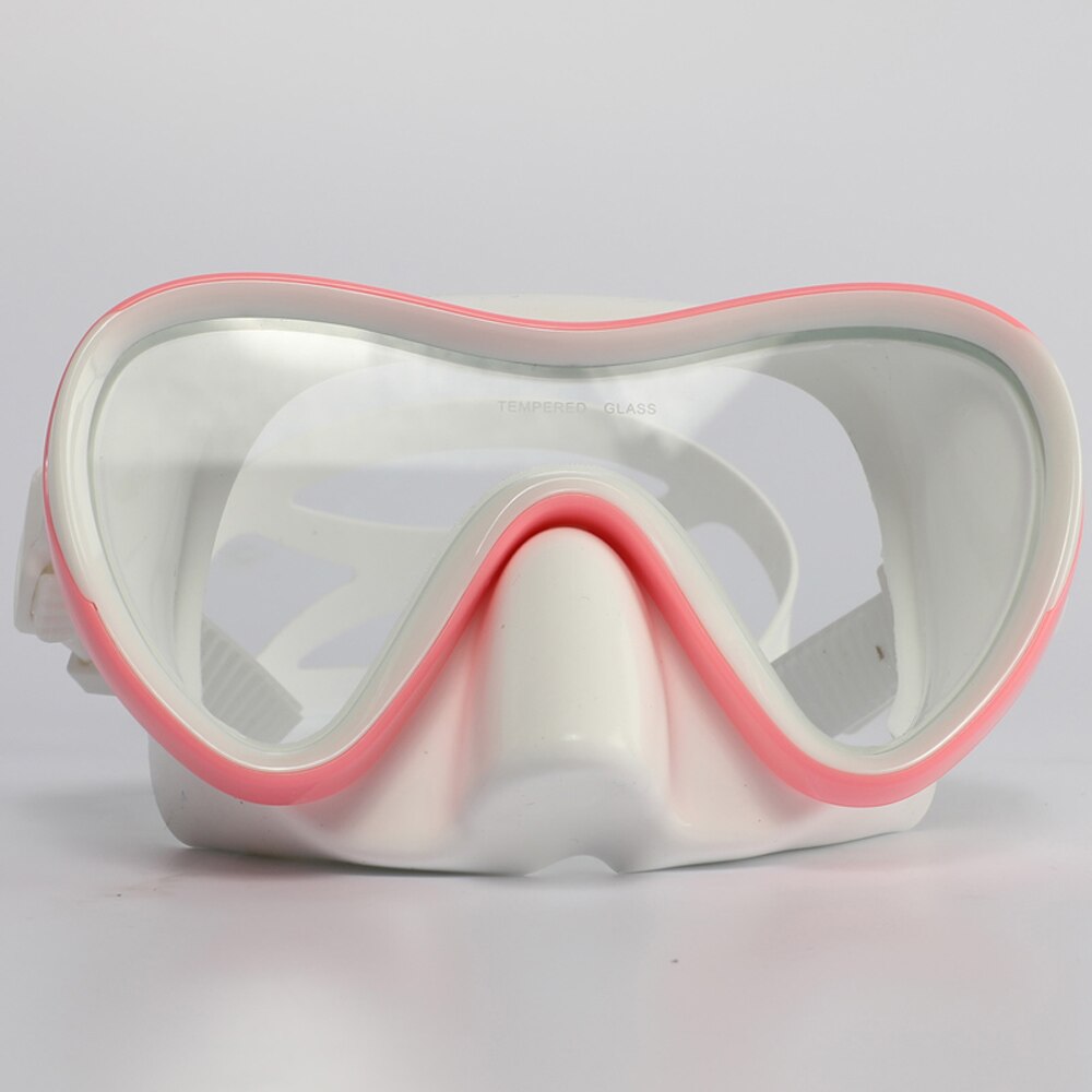 Onderwater laag volume freediving masker scuba duikmasker: Roze