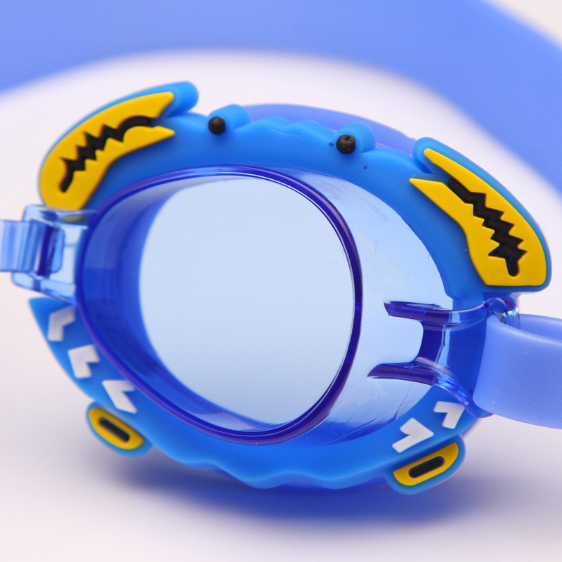 Zwembril Kinderen Leeftijd 3-10 Waterdicht Zwemmen Bril Clear Anti-fog UV Bescherming Zachte Siliconen frame en Band