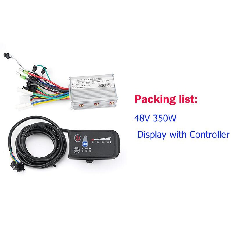 Electric Bike Brushless Controller 24V-48V 250W 36V-48V 350W E-bike Controller with LCD Display Scooter Blcd Controller: 48v 350W