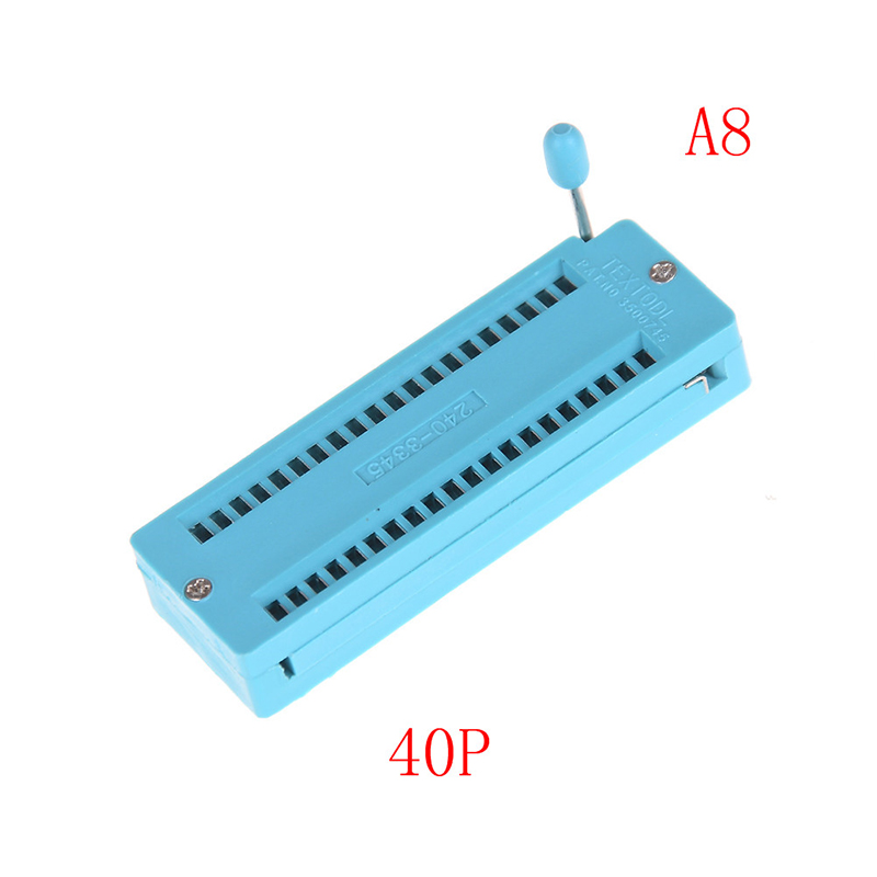 14 To 40 Pin DIP ZIF IC Socket Set - Narrow/Wide Universal Test Sockets 2.54mm Pitch