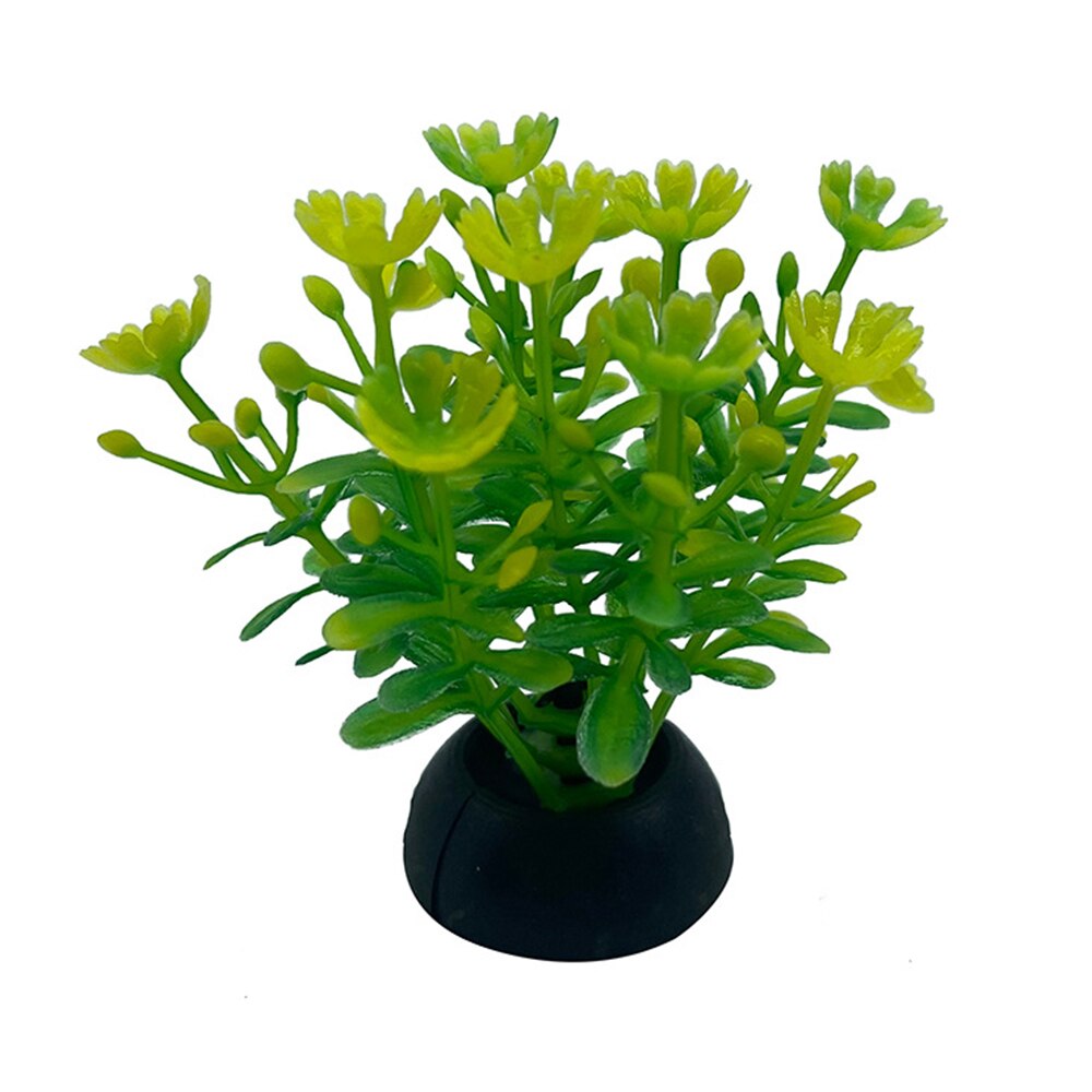 1pc simulering konstgjorda växter akvarium dekor vatten ogräs prydnad växt akvarium akvarium gräs 2.5 x 5cm dekoration #2: 14