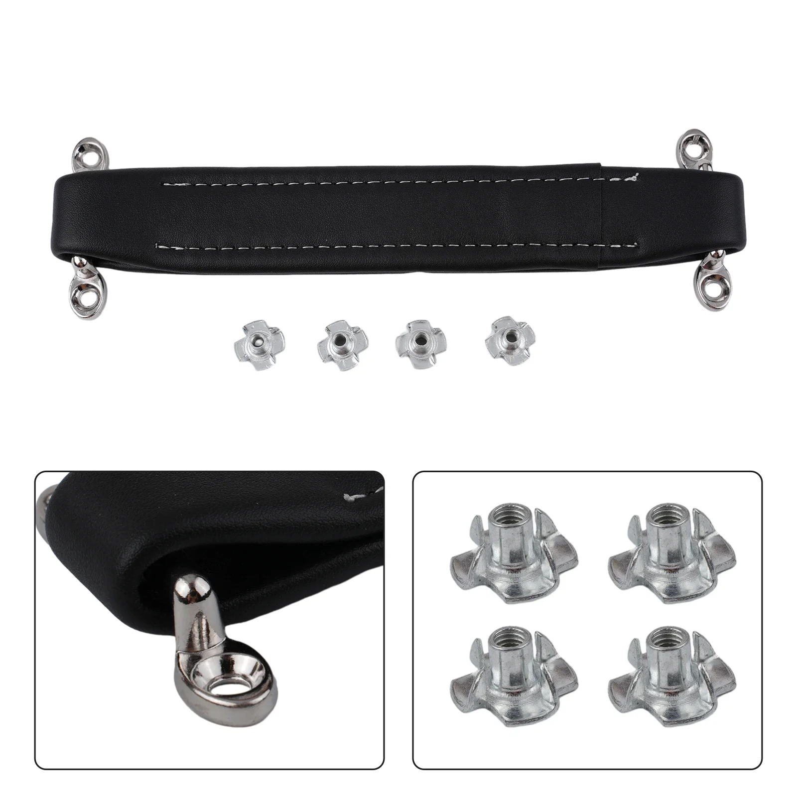 Maniglia per altoparlante per amplificatore per chitarra Maniglia per armadio per amplificatore Maniglie in pelle di vari colori con viti per altoparlante per amplificatori per chitarra