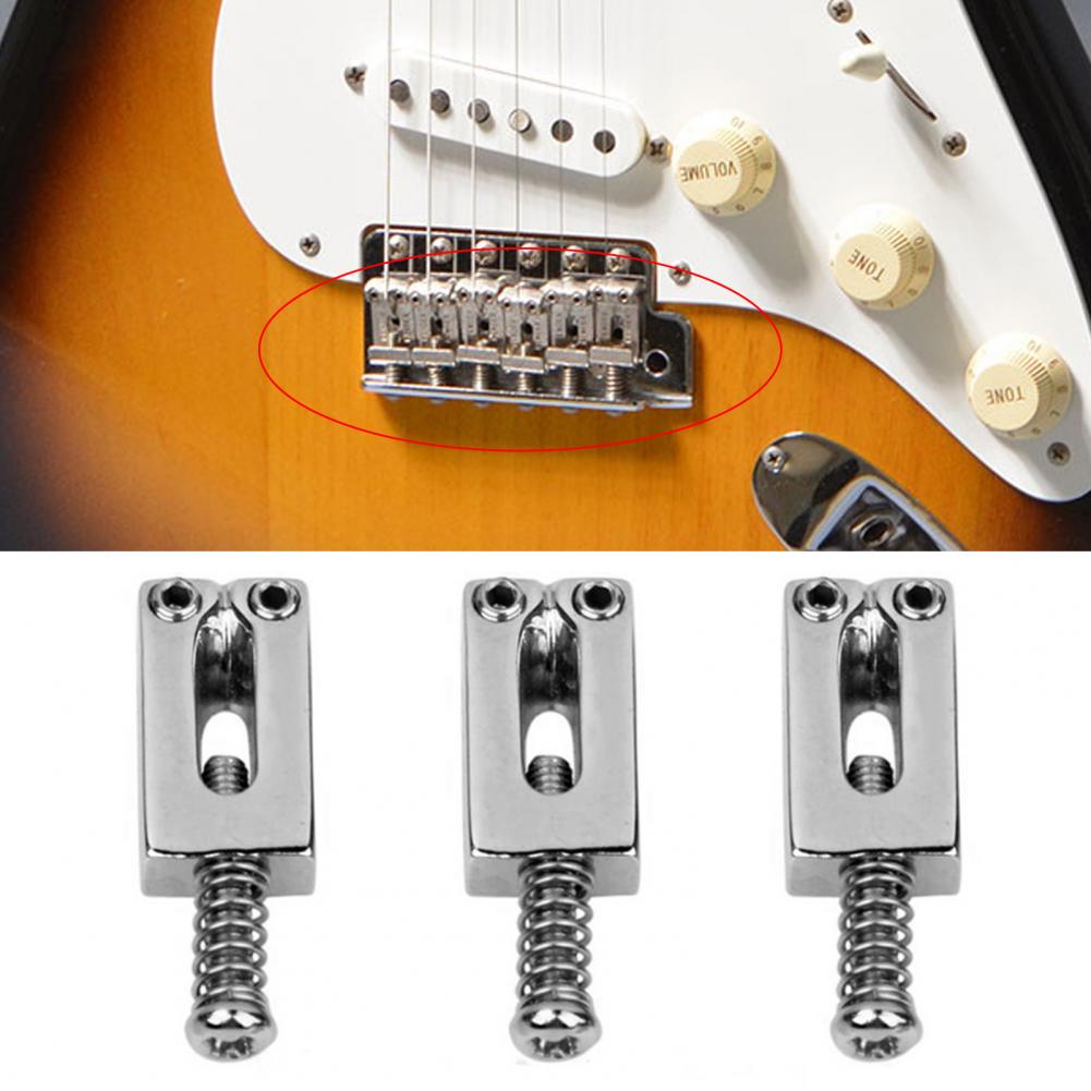 Vielseitig Gitarre Sattel Nicht-Gebrochen Compact Gitarre Brücke Sattel Gitarre Brücke Sattel 6 Teile/satz