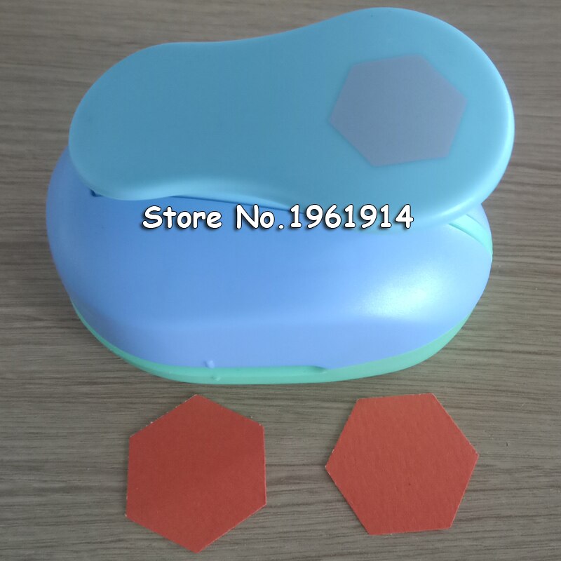 33mm hexagon punch diy craft hole puncher for scrapbooking punches eva maker Kids scrapbook paper cutter Embossing sharper