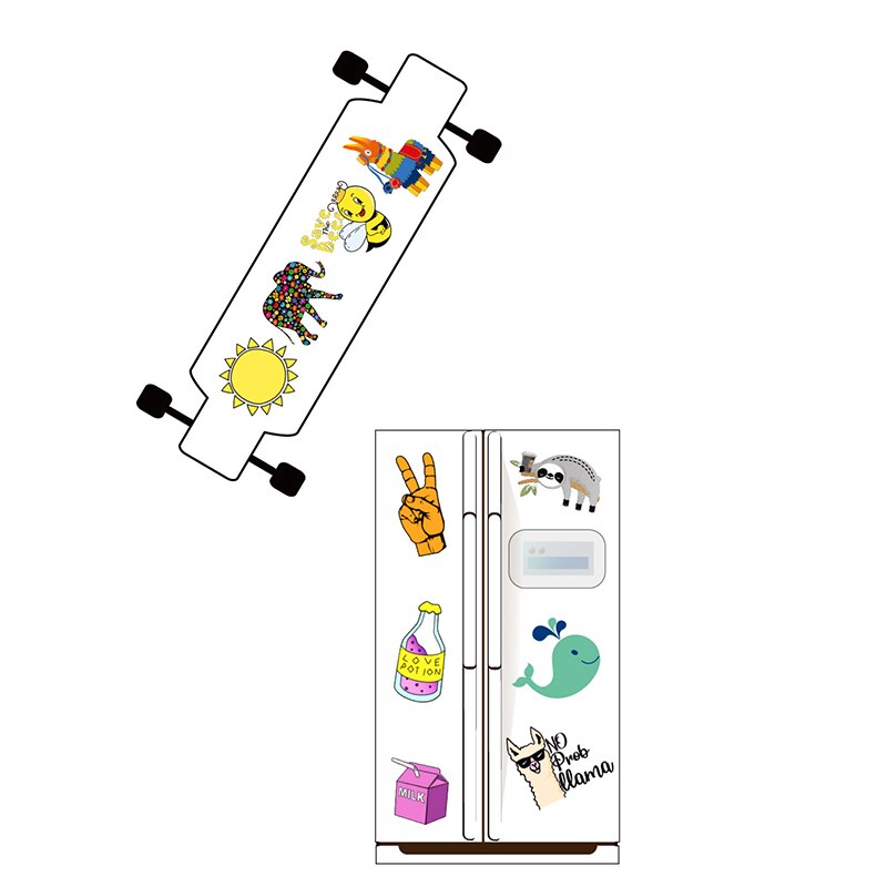 50PCS Cartoon Girl Trend Stickers Pack For Laptop Moto Skateboard Luggage Refrigerator Decals Notebook Waterproof Sticker