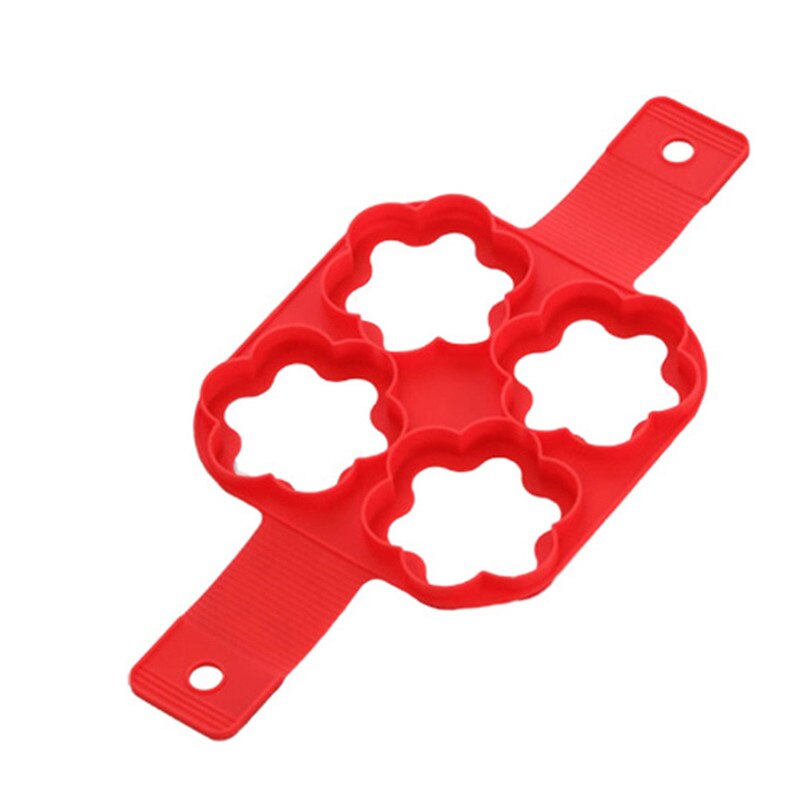 Jajko sadzone foremka foremka robić pankejków producent formy silikonowe nieprzywierająca prosta obsługa naleśnik forma robić omletów akcesoria kuchenne: B