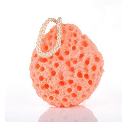 Facial Cleansing Sponge Face Wash Exfoliating Makeup Remover Body Bath Shower Washing Sponges Puff Cotton Soft: oranger