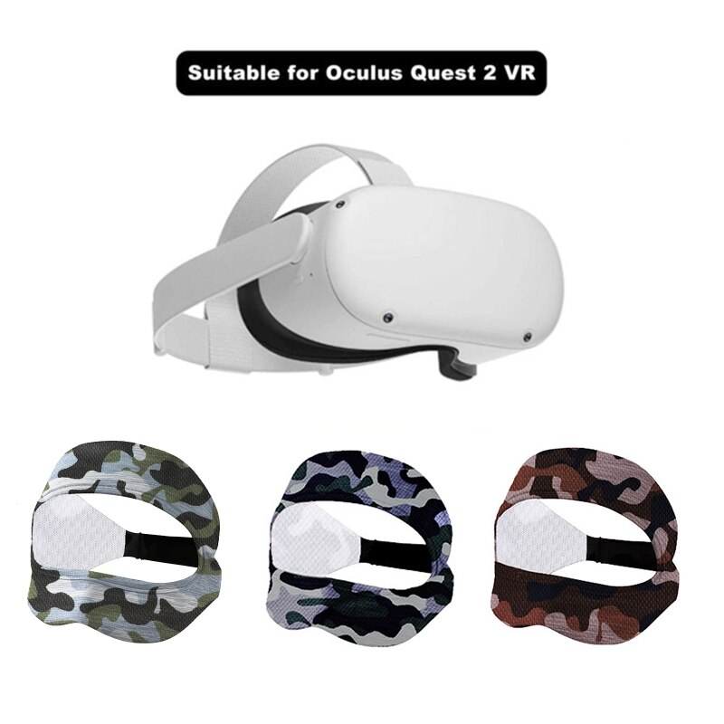 Verstellbare elastische augenmaske mit gurt, kompatibel mit oculus quest 2 / 2 htc vive headset, vr-gesichtszubehör 3 xue