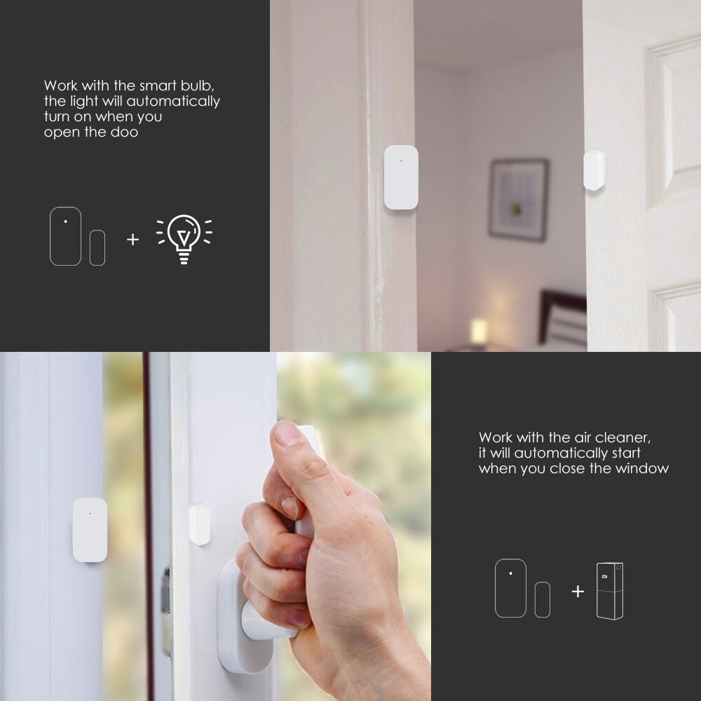 Aqara Deur Raam Sensor Smart Home Zigbee Draadloze Verbinding Mini Aqara Sensor Werken Met Xiaomi Mijia Mi Thuis App Controle