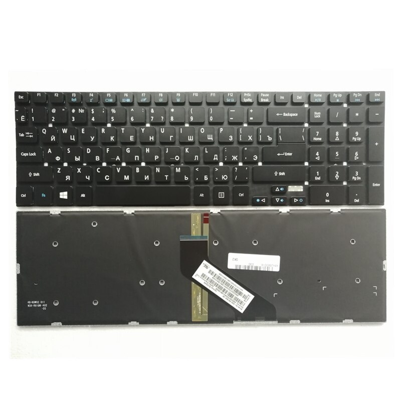 Russische Laptop Toetsenbord Voor Acer Aspire V3-571G V3-571 V3-551 V3-551G V3-731 V3-771 V3-771G V3-731G MP-10K33SU-6981 Ru